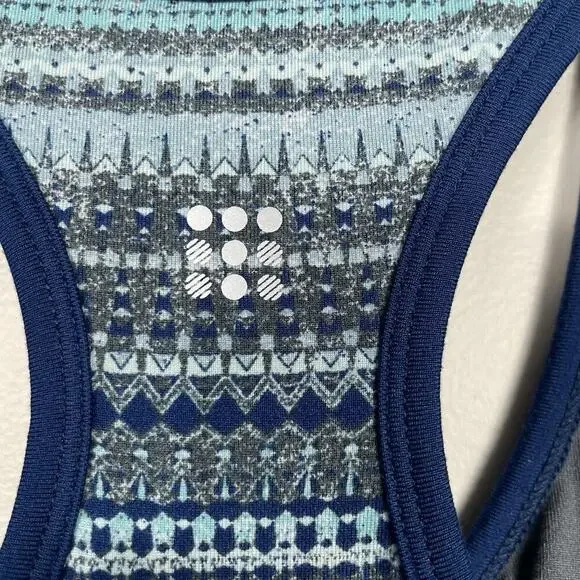 Title Nine Athletic Dress Sz S Blue Racer Back Pocket Tennis Pickleball Stretch - Picture 3 of 9